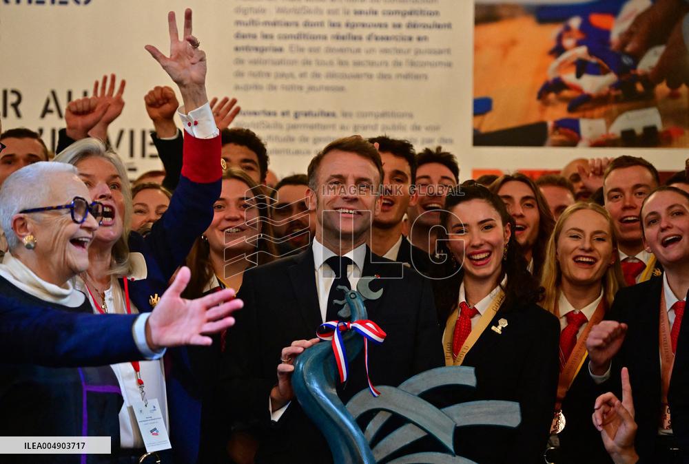 Inauguration by President Macron of 5th edition of the Great Exhibition of Made in France - Paris