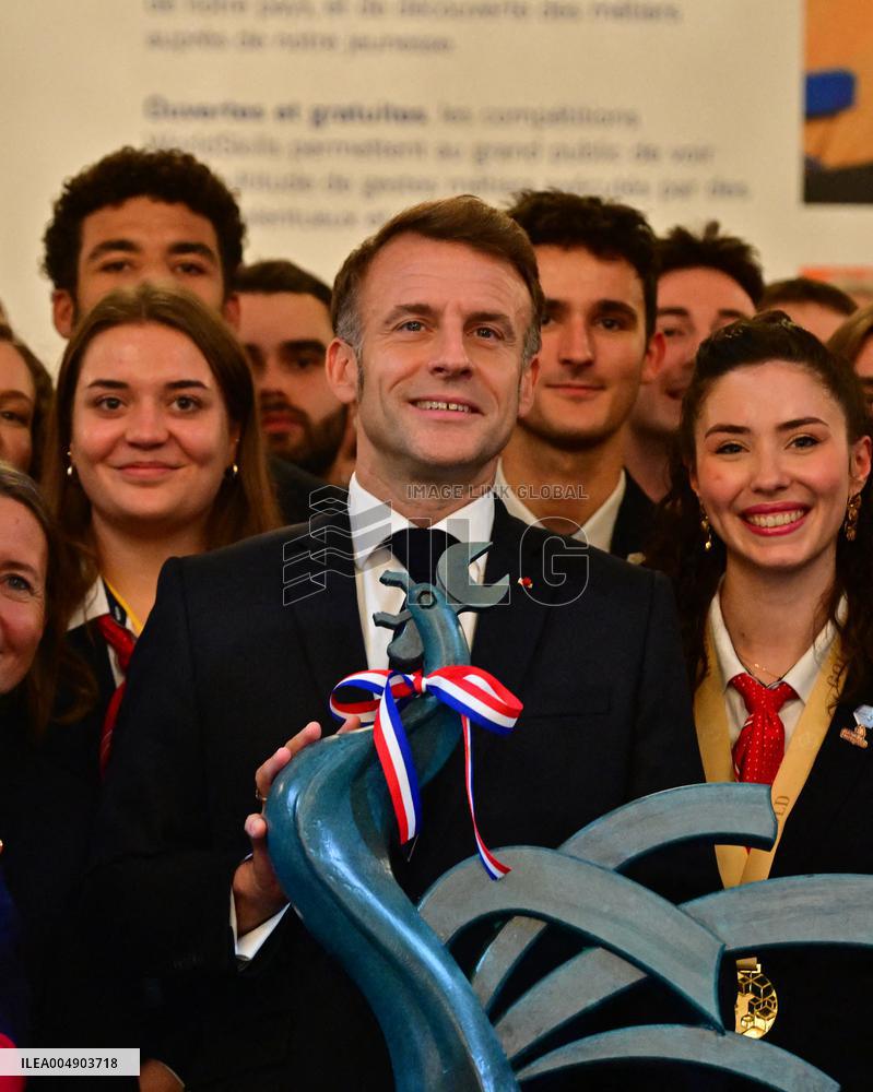 Inauguration by President Macron of 5th edition of the Great Exhibition of Made in France - Paris