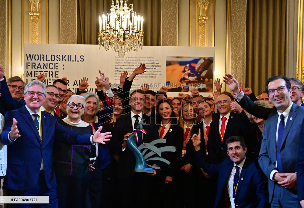 Inauguration by President Macron of 5th edition of the Great Exhibition of Made in France - Paris