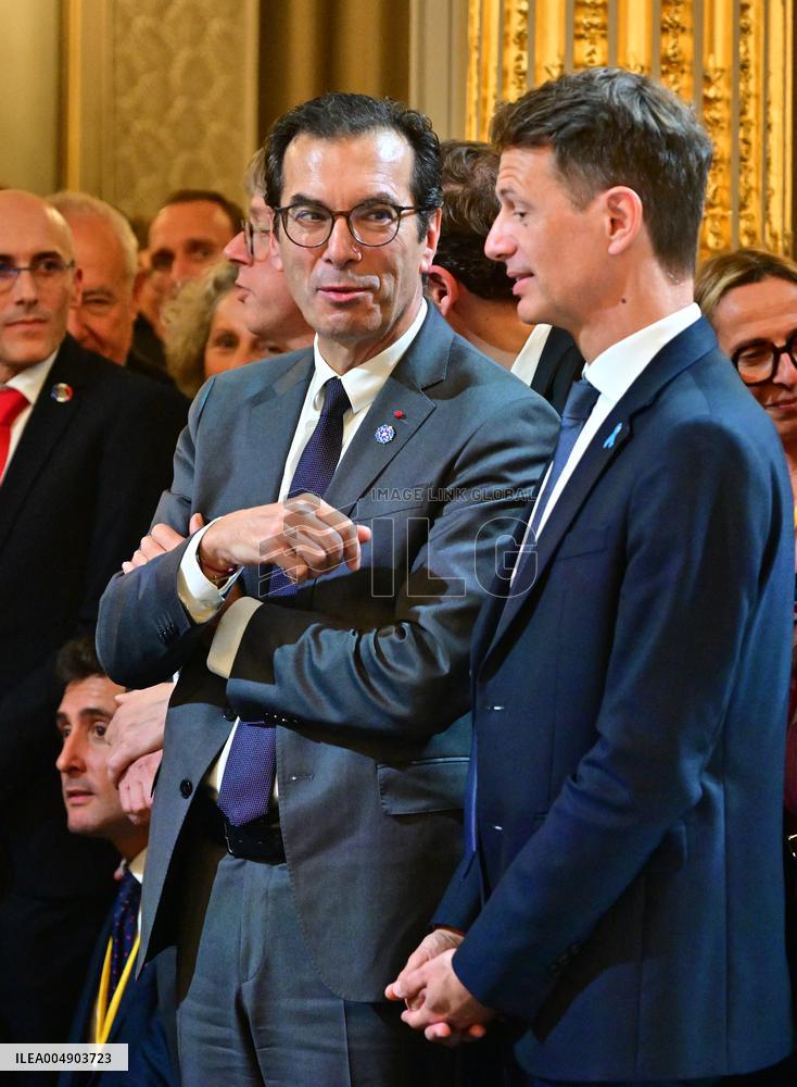 Inauguration by President Macron of 5th edition of the Great Exhibition of Made in France - Paris