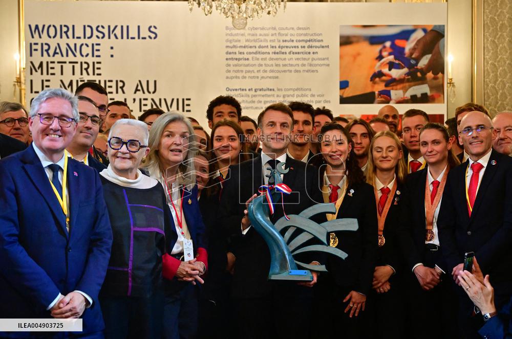 Inauguration by President Macron of 5th edition of the Great Exhibition of Made in France - Paris