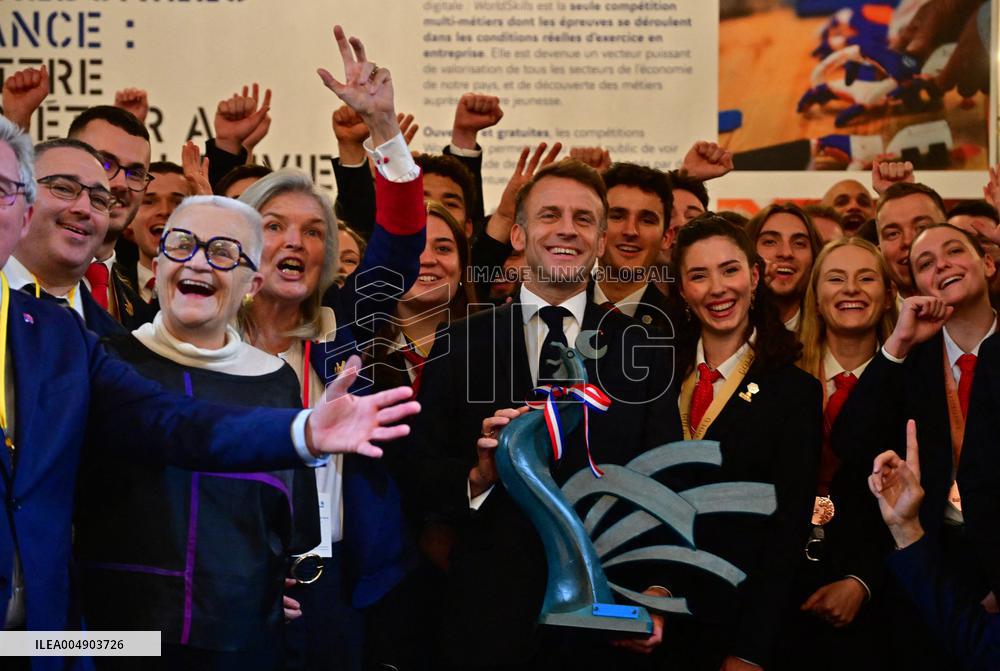 Inauguration by President Macron of 5th edition of the Great Exhibition of Made in France - Paris