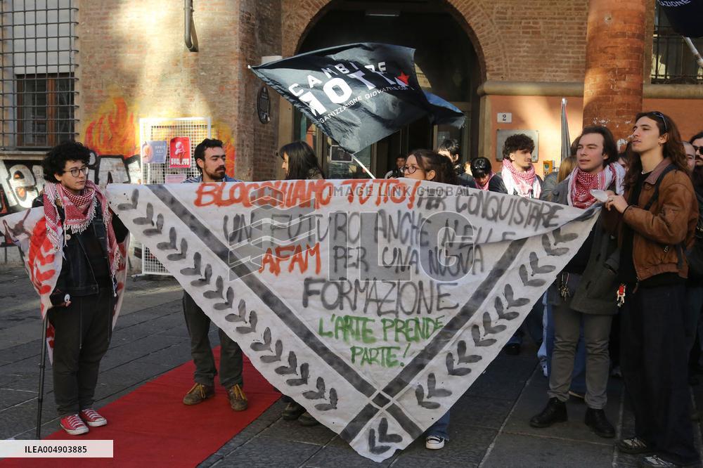 No Meloni Day demonstration - Bologna