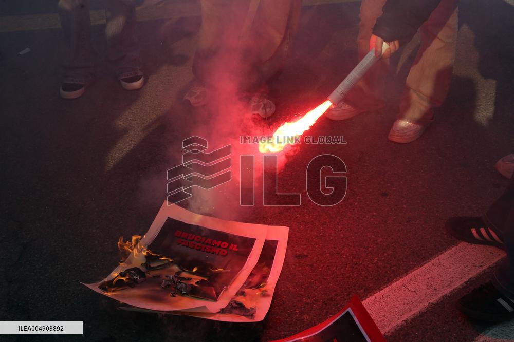 No Meloni Day demonstration - Bologna