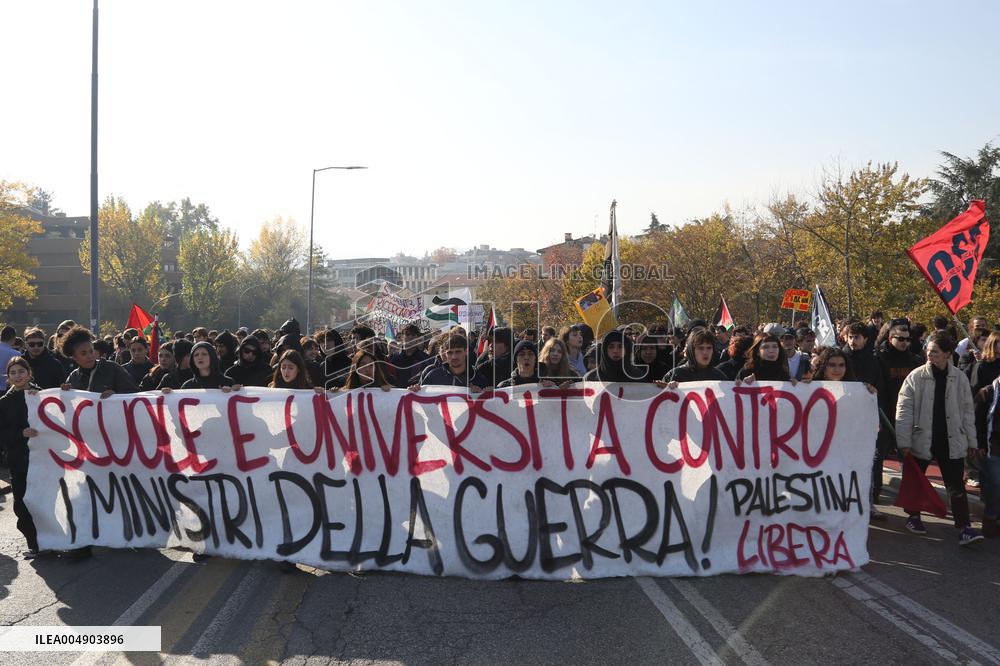 No Meloni Day demonstration - Bologna