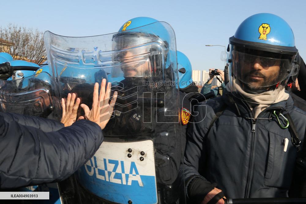 No Meloni Day demonstration - Bologna