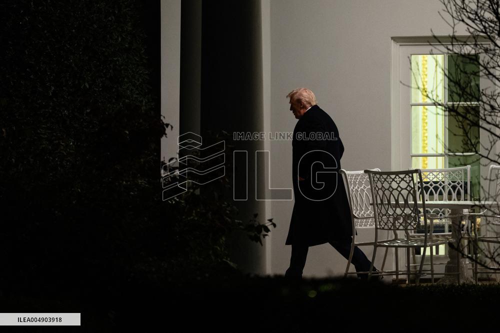 President Trump Departs Washington For Weekend In Palm Beach - DC