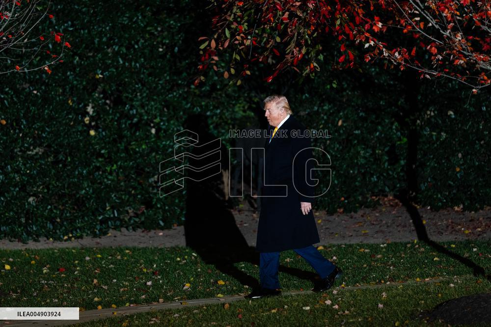 President Trump Departs Washington For Weekend In Palm Beach - DC