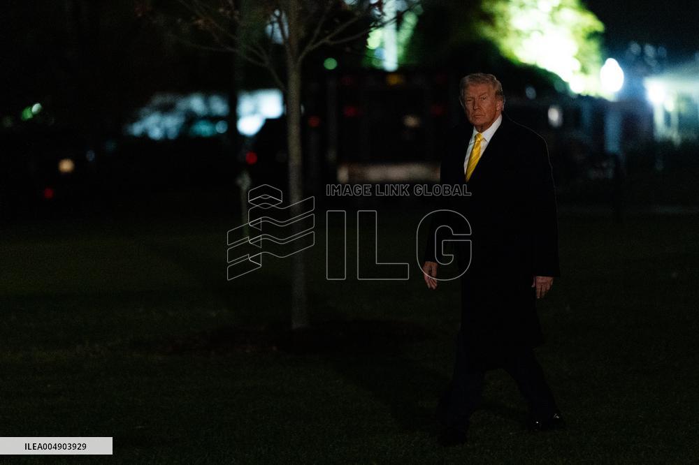 President Trump Departs Washington For Weekend In Palm Beach - DC