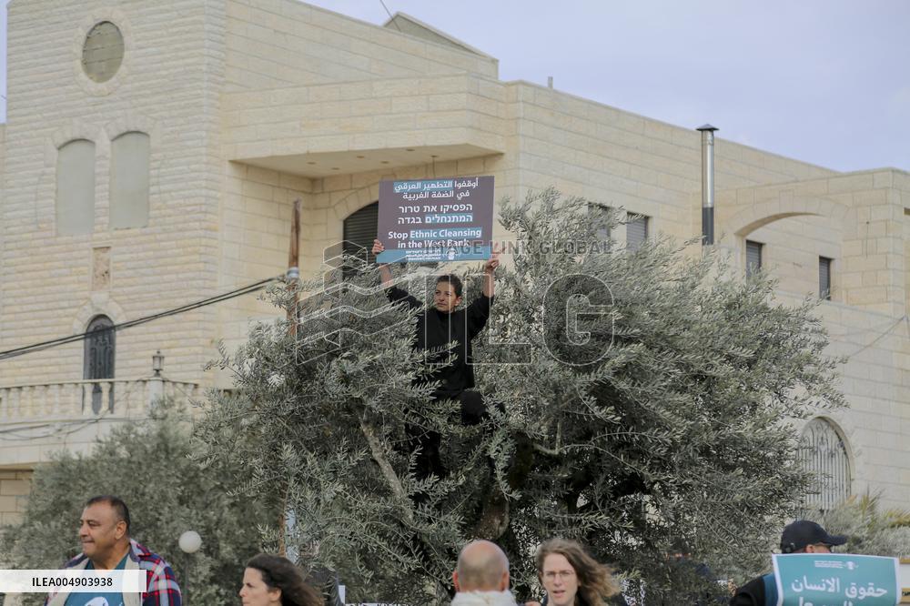 Protests in Beit Jala Against Israeli Settler Violence - Bethlehem