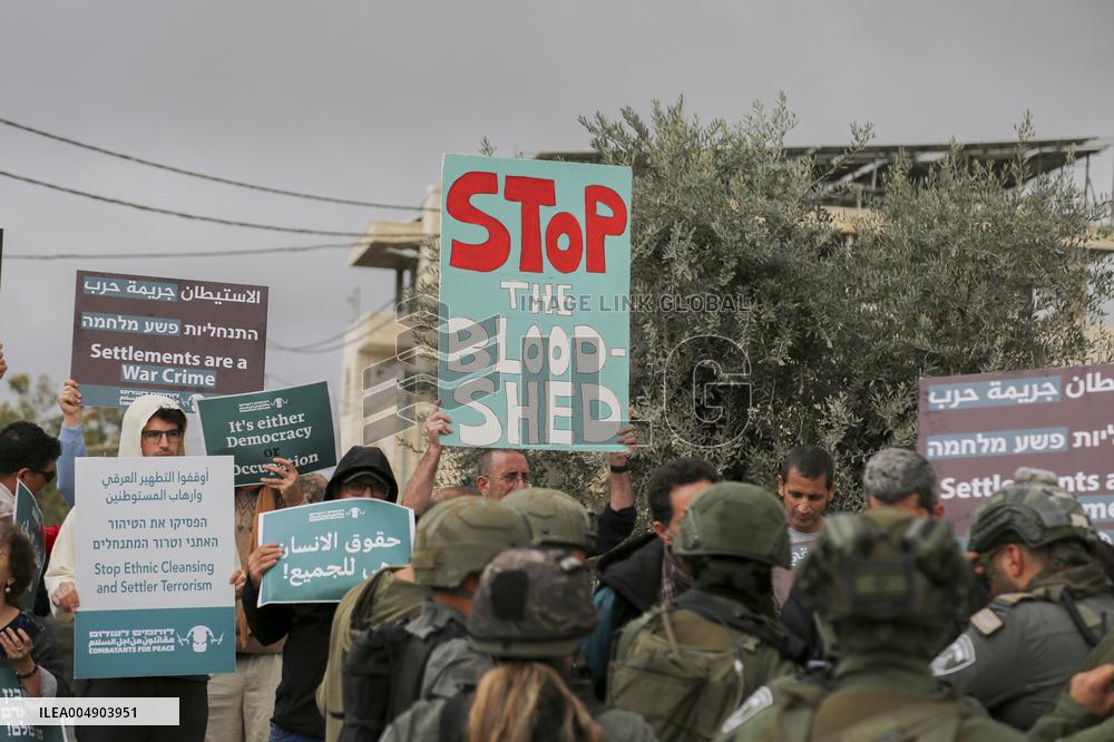 Protests in Beit Jala Against Israeli Settler Violence - Bethlehem