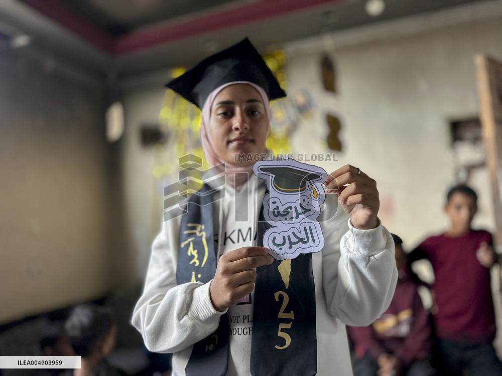 Gaza Student Celebrates Graduation