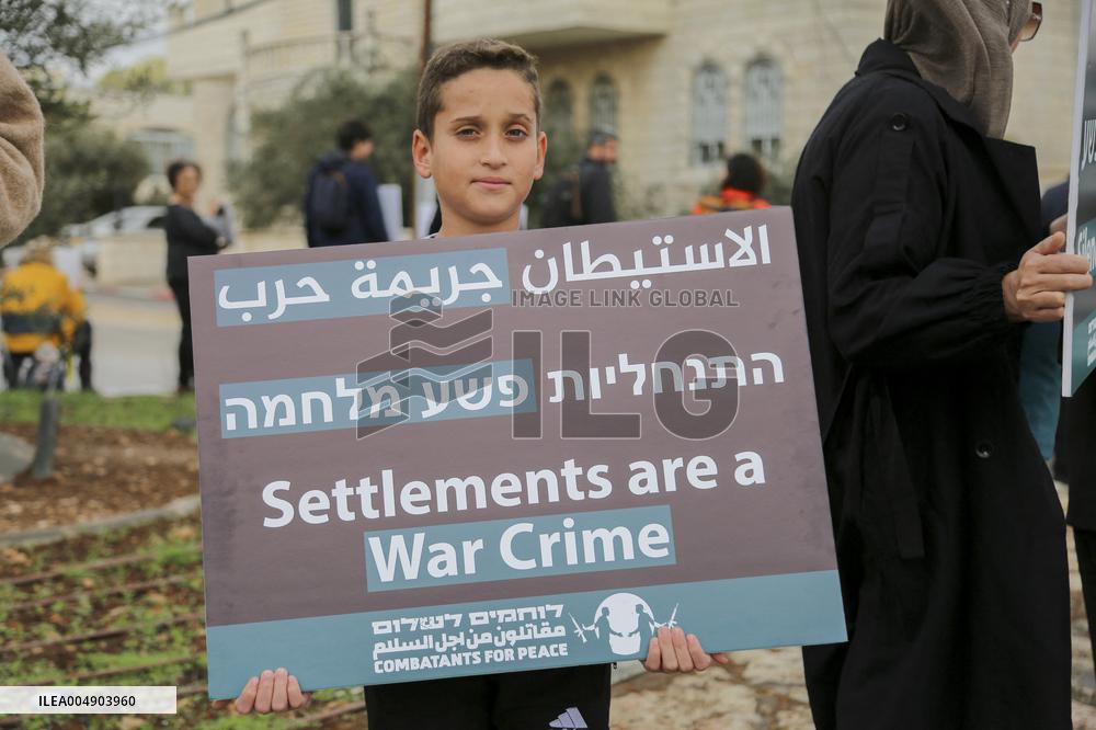 Protests in Beit Jala Against Israeli Settler Violence - Bethlehem