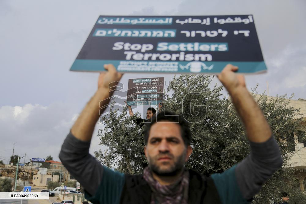 Protests in Beit Jala Against Israeli Settler Violence - Bethlehem