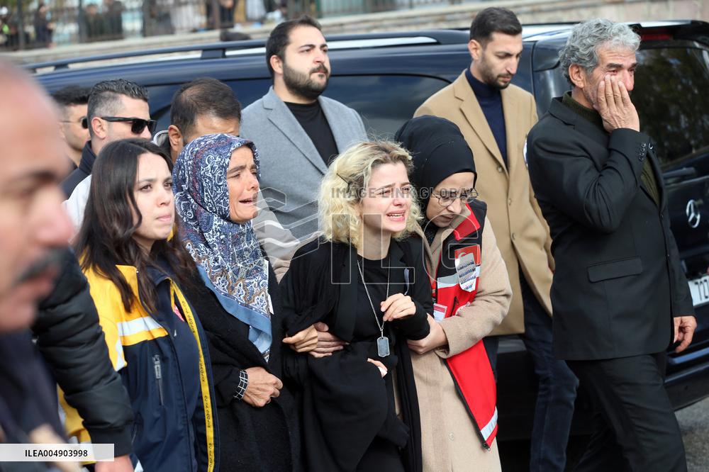 Military Plane Crash Funeral - Ankara