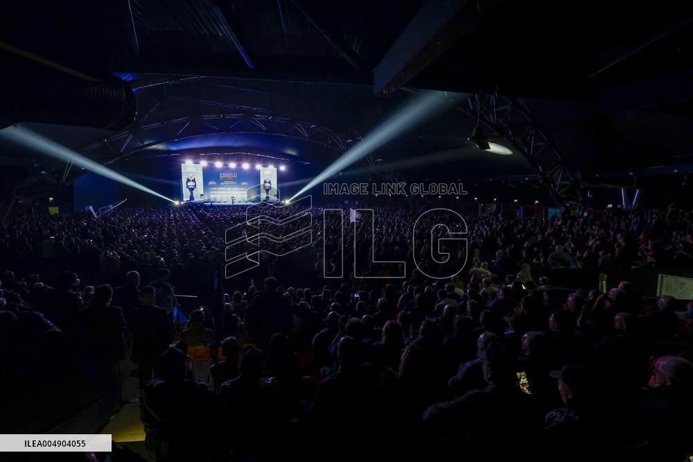Campaign rally to support Campania regional candidate Edmondo Cirielli - Naples