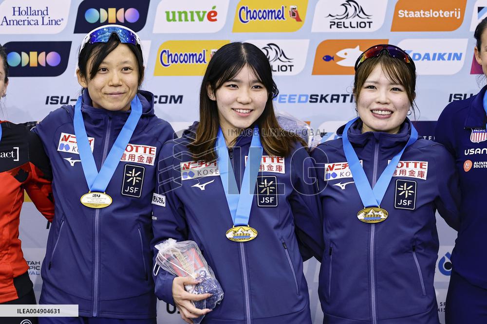 Speed skating: World Cup in Salt Lake City