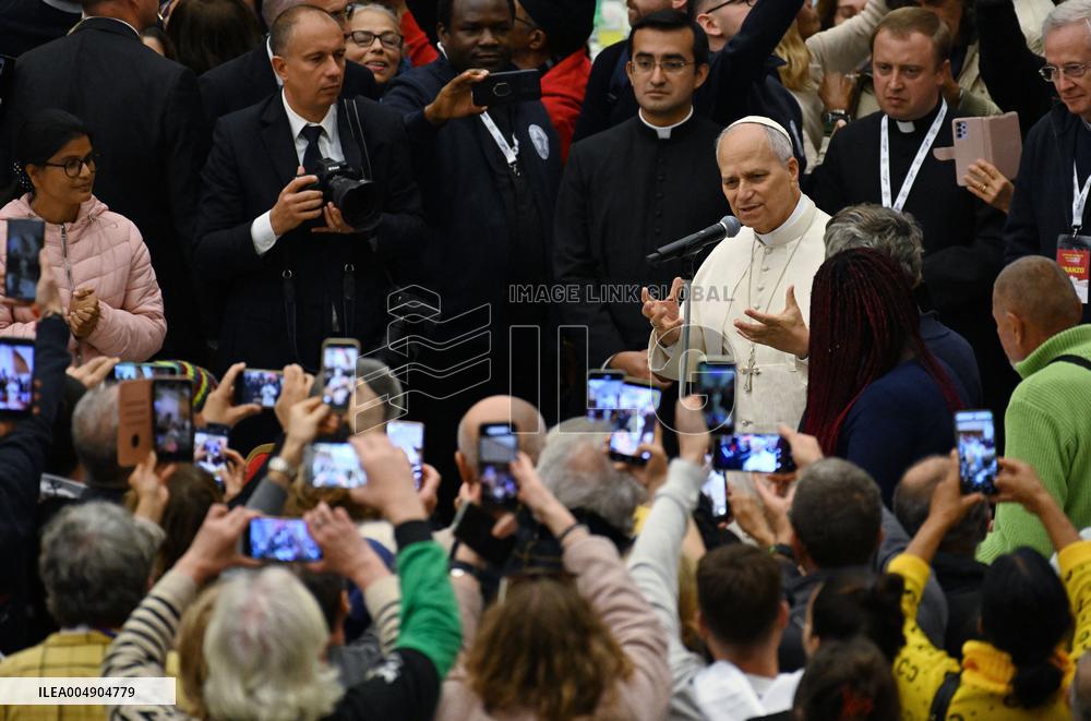 Pope Leo XIV Attends A Special Lunch With Indigent People - Vatican