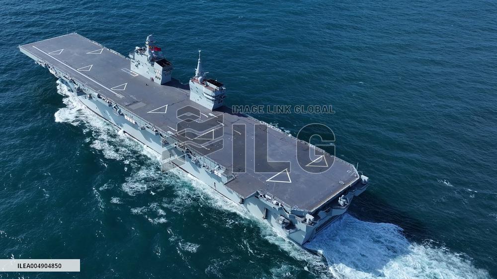 China's first Type 076 amphibious assault ship, the Sichuan