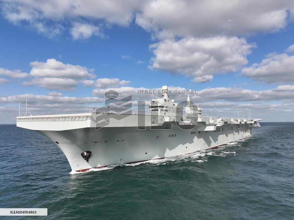 China's first Type 076 amphibious assault ship, the Sichuan