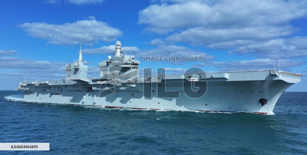 China's first Type 076 amphibious assault ship, the Sichuan