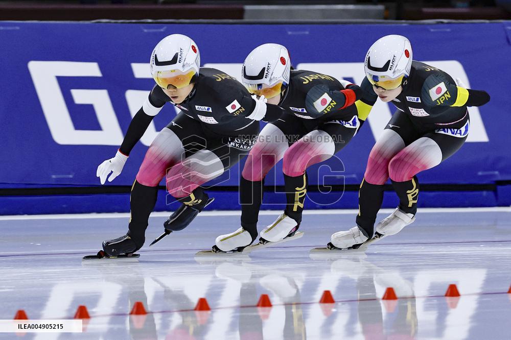Speed skating: World Cup in Salt Lake City