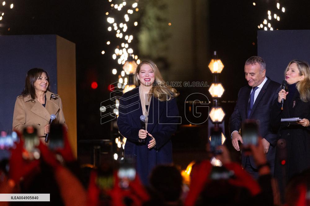Champs Elysees Launches Christmas Lights NB