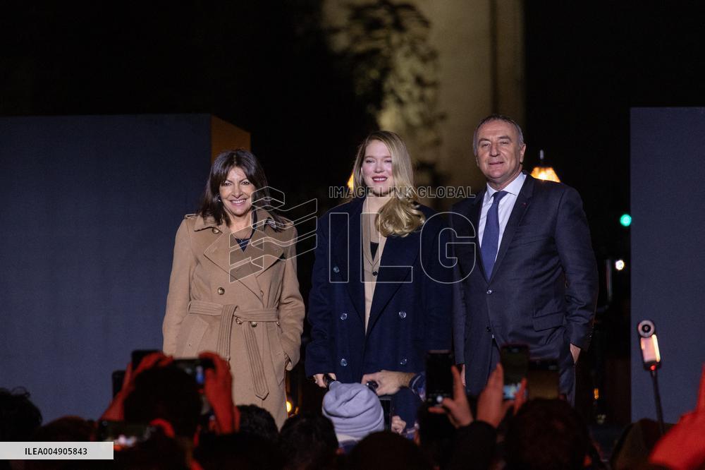 Champs Elysees Launches Christmas Lights NB