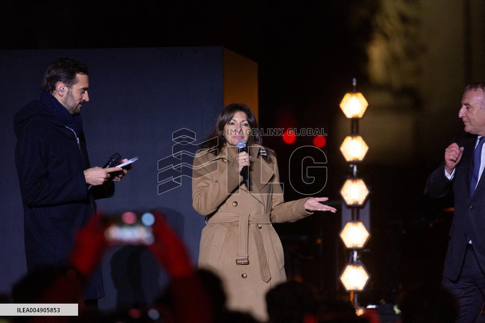 Champs Elysees Launches Christmas Lights NB
