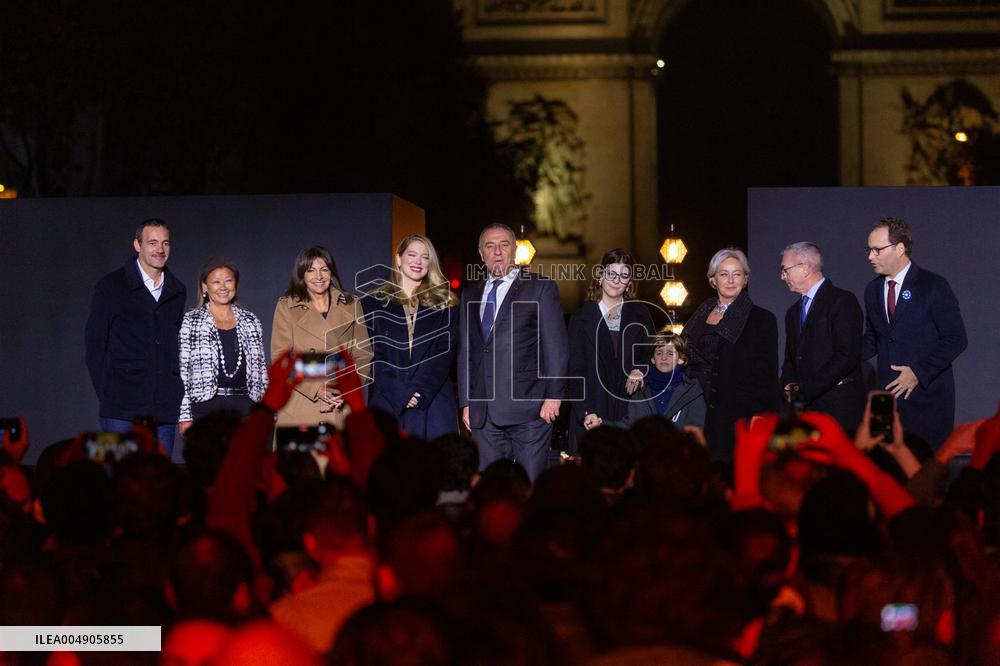 Champs Elysees Launches Christmas Lights NB