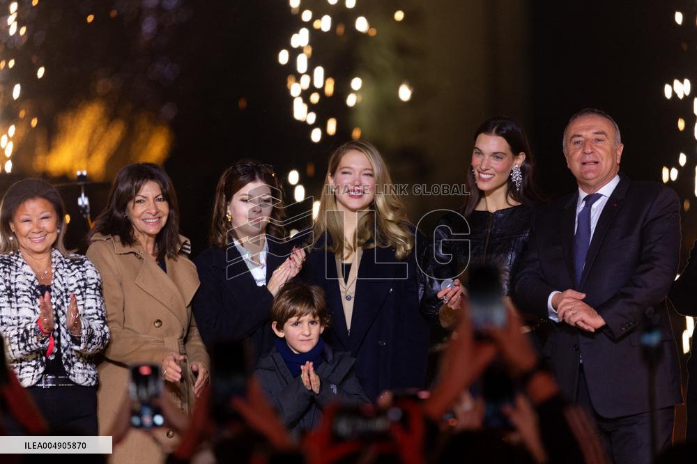 Champs Elysees Launches Christmas Lights NB