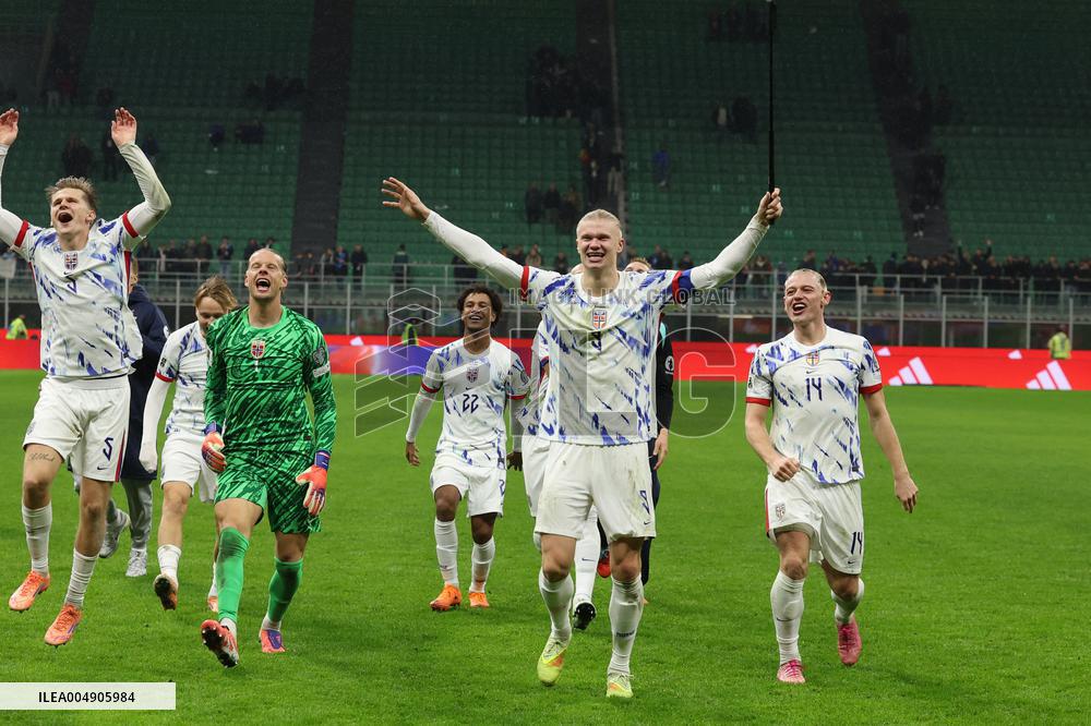 CALCIO - FIFA Mondiali - Qualifiers - Italy vs Norway