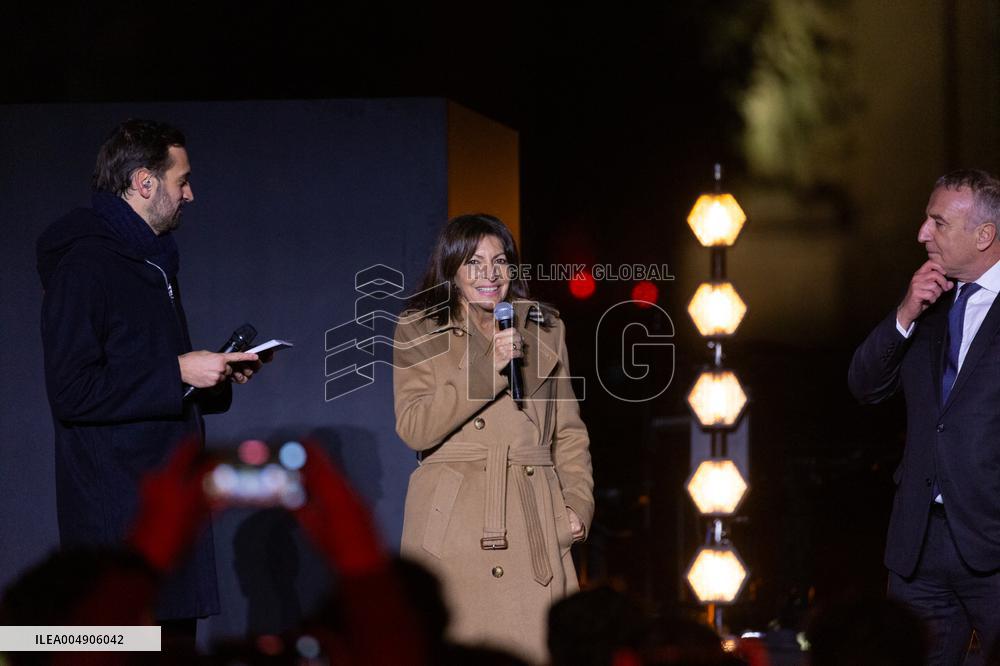 Champs Elysees Launches Christmas Lights NB