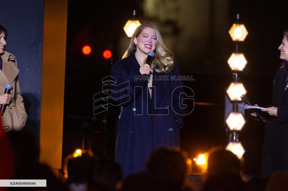 Champs Elysees Launches Christmas Lights NB