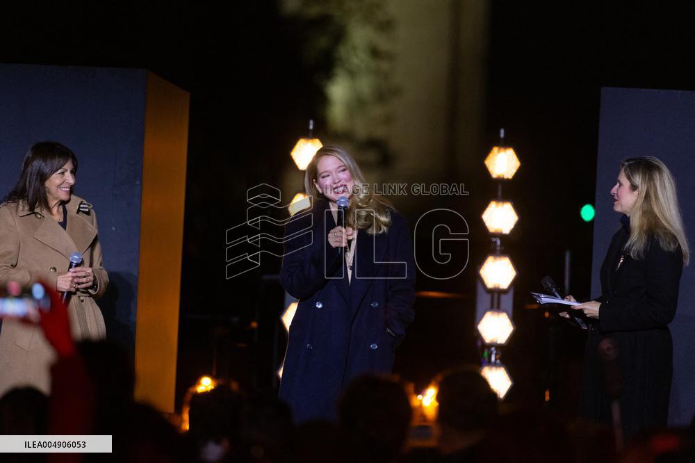 Champs Elysees Launches Christmas Lights NB