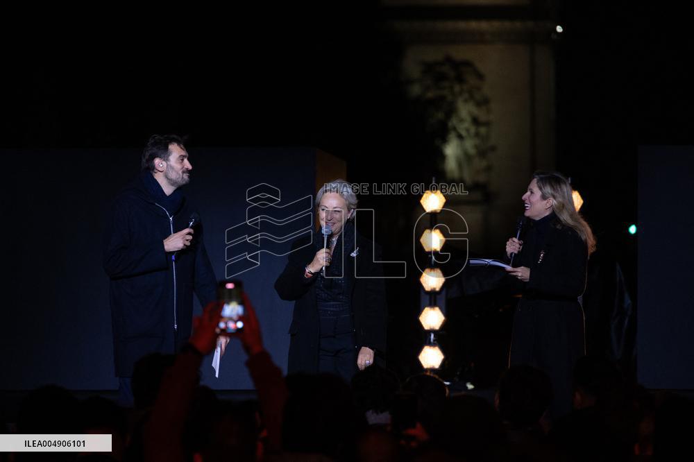 Champs Elysees Launches Christmas Lights NB