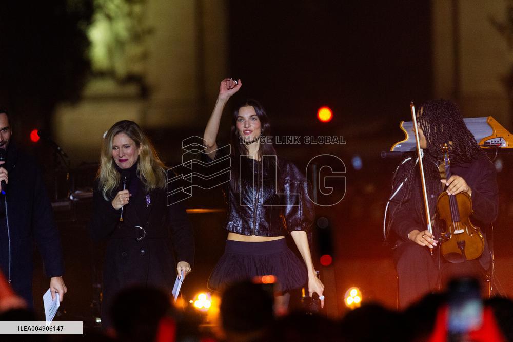 Champs Elysees Launches Christmas Lights NB