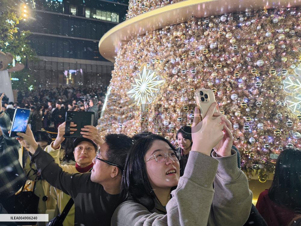 Giant Christmas Tree in Chongqing