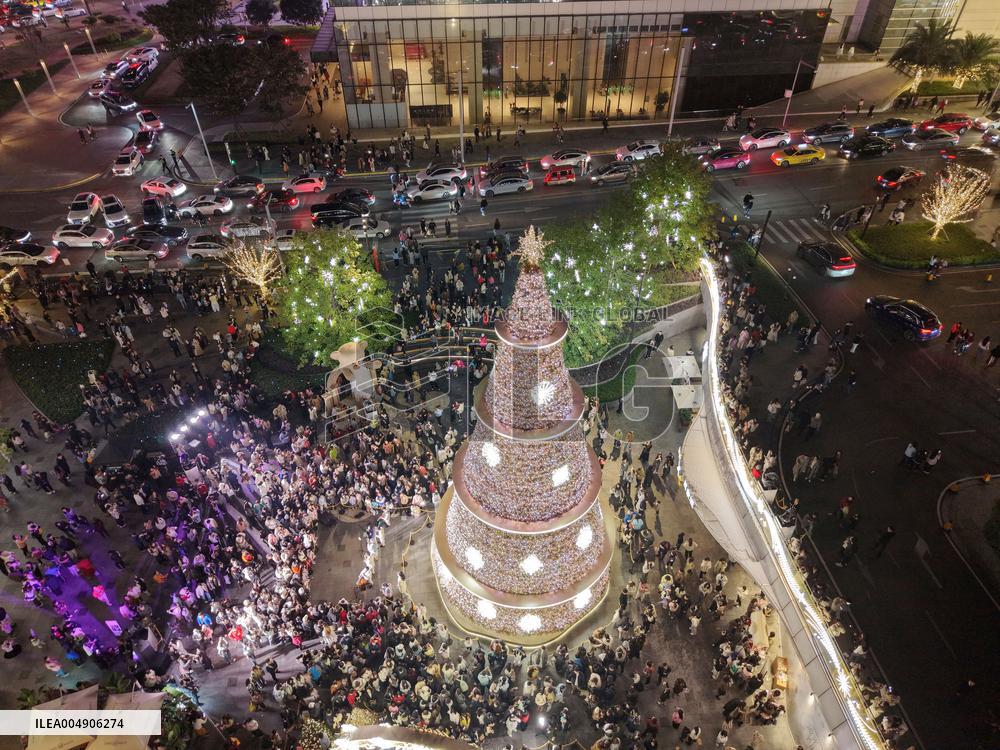 Giant Christmas Tree in Chongqing