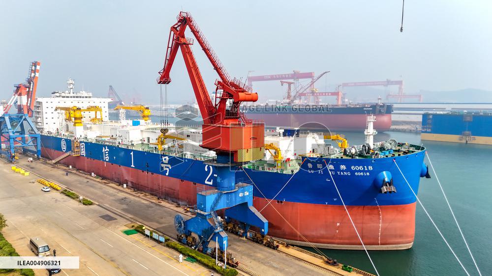 Smart Fishery Breeding Factory Ship "Guoxin No. 1-2" Delivered