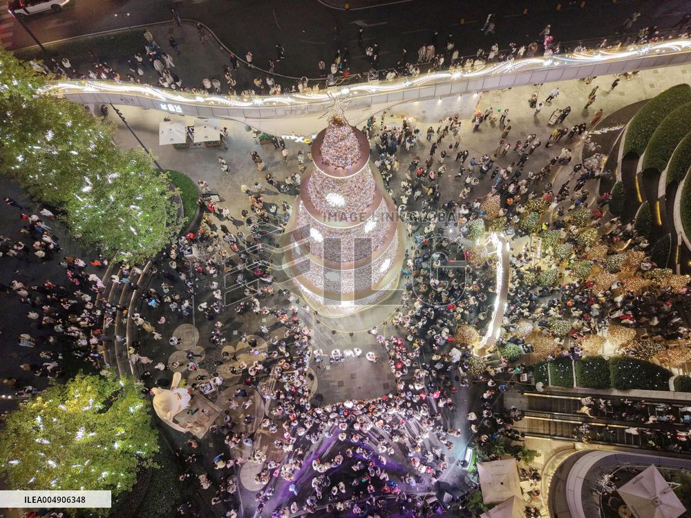 Giant Christmas Tree in Chongqing