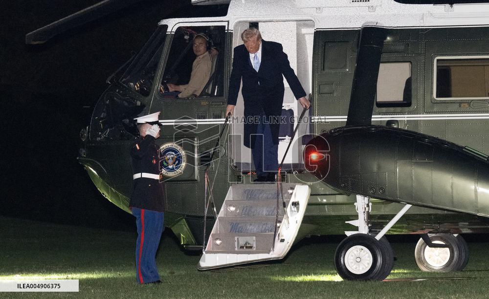 Trump Return from Florida