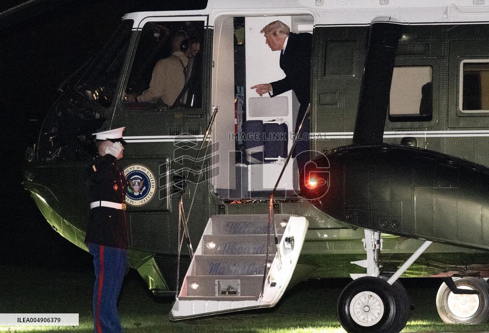 Trump Return from Florida