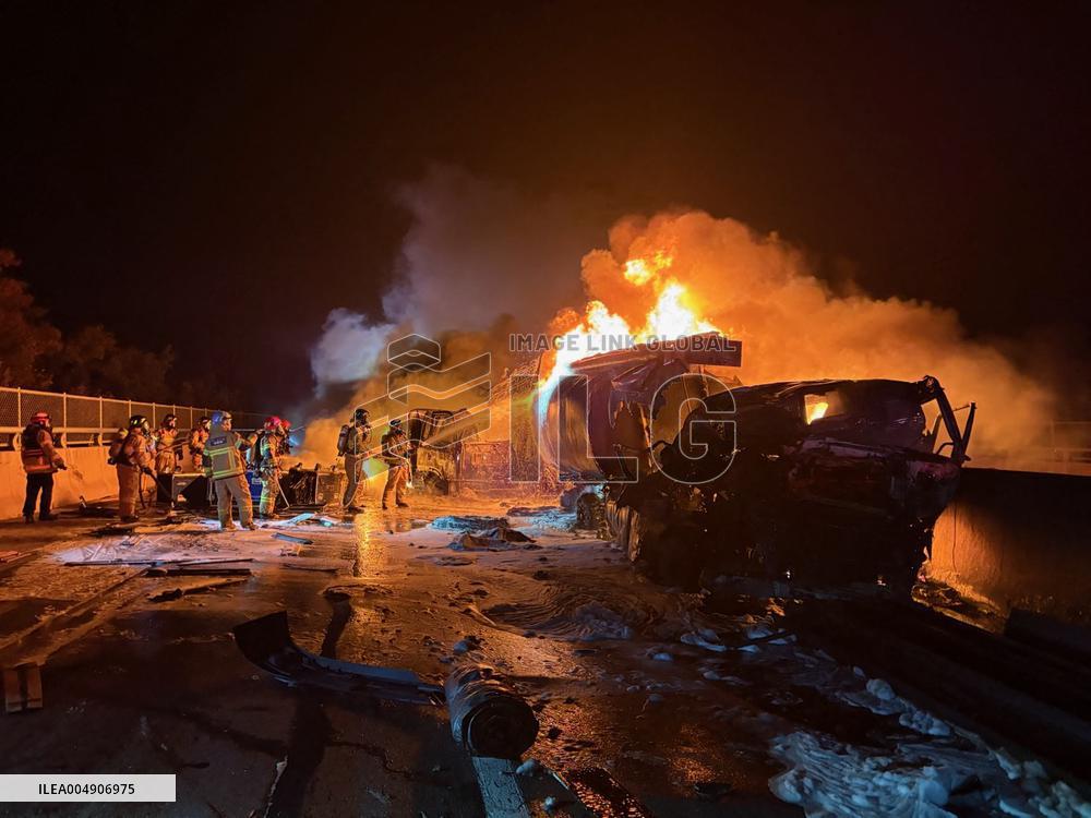 Chain Collision Aftermath - North Gyeongsang