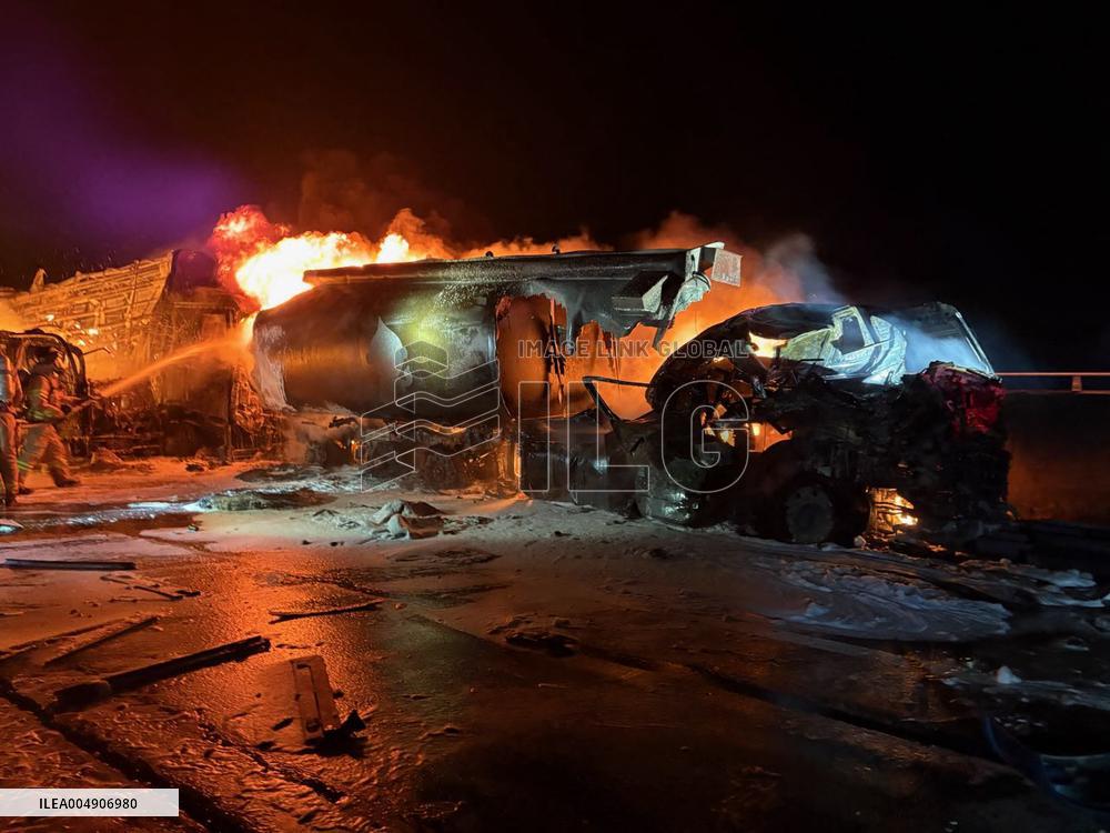 Chain Collision Aftermath - North Gyeongsang