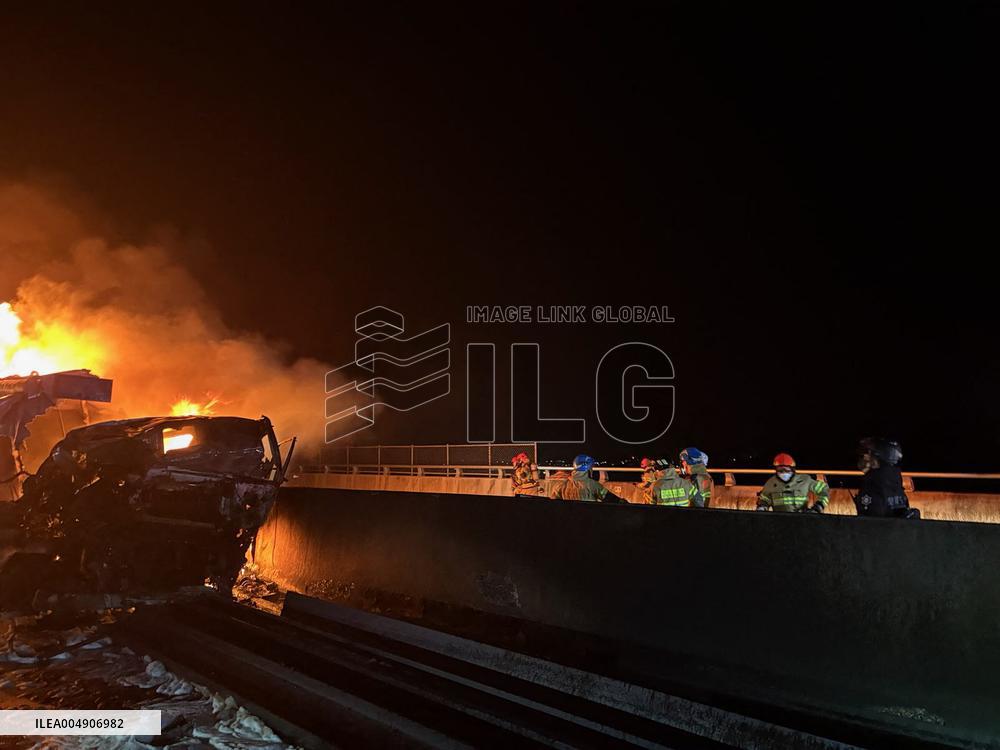 Chain Collision Aftermath - North Gyeongsang