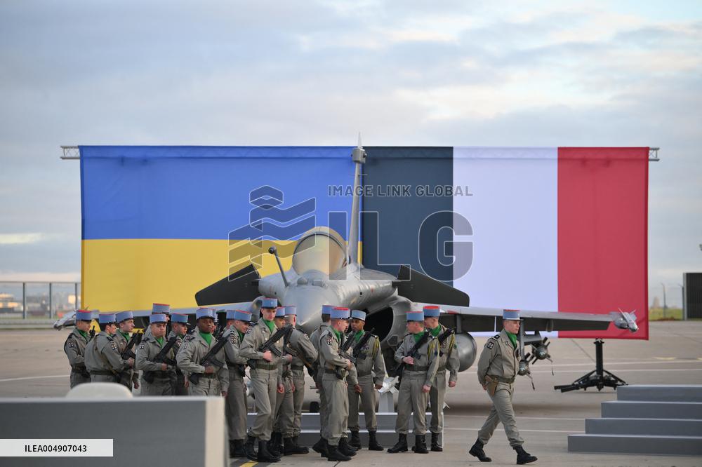 Volodymyr Zelensky Arrival Visit - Villacoublay
