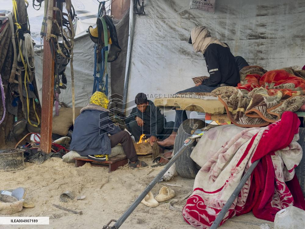 Weather Conditions Exacerbate Difficulties in Camps - Khan Yunis