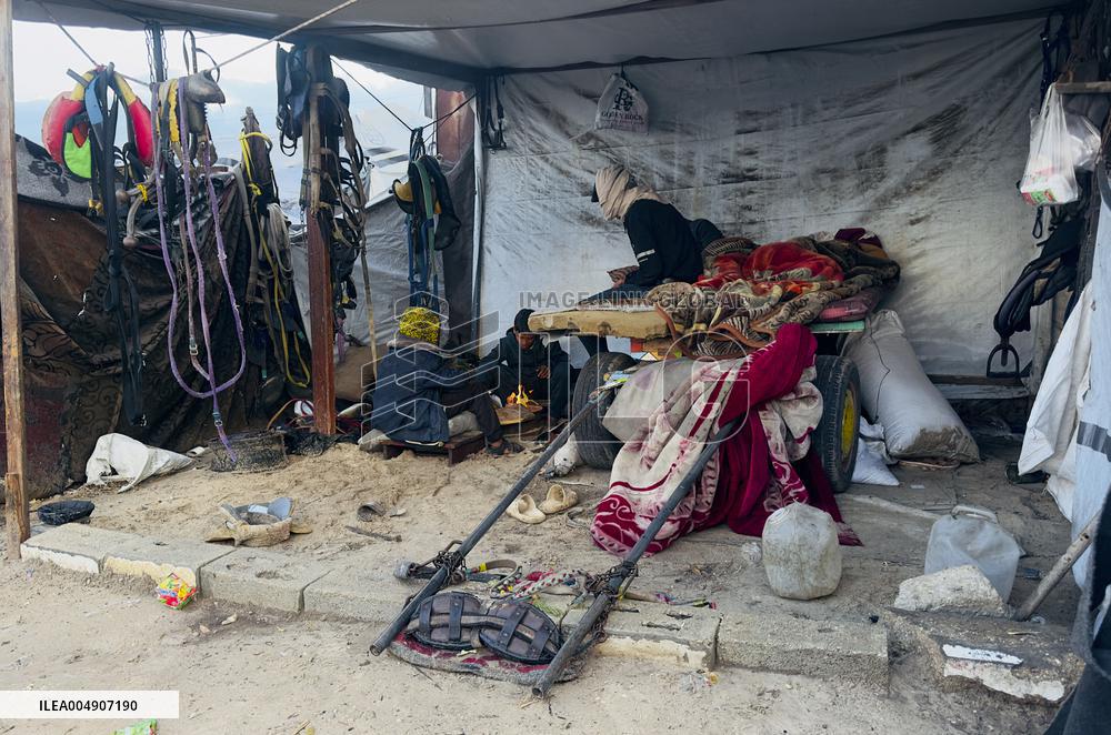 Weather Conditions Exacerbate Difficulties in Camps - Khan Yunis