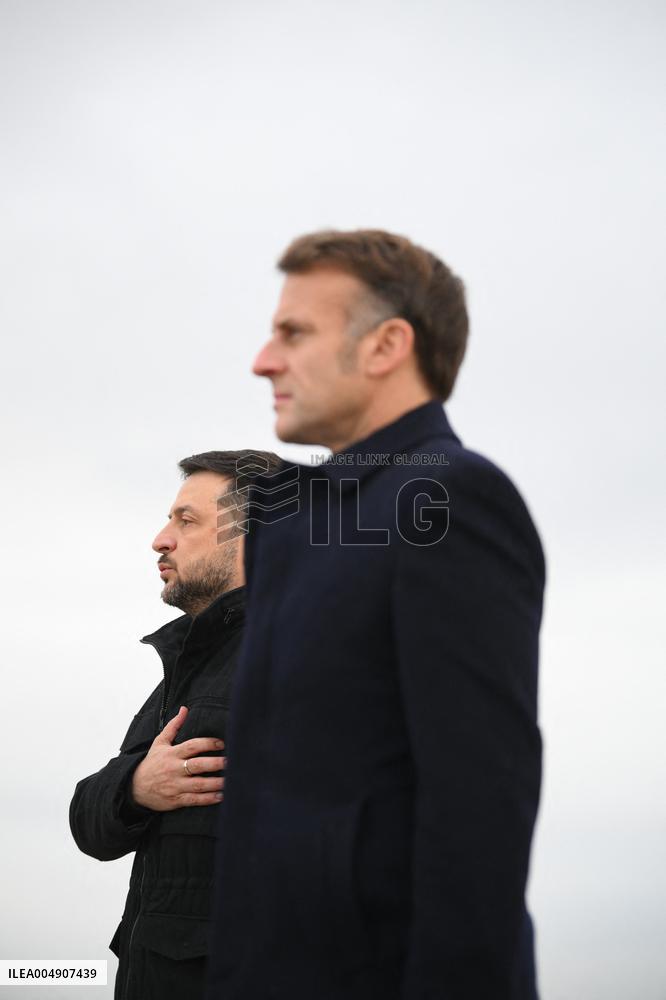 Volodymyr Zelensky Arrival Visit - Villacoublay
